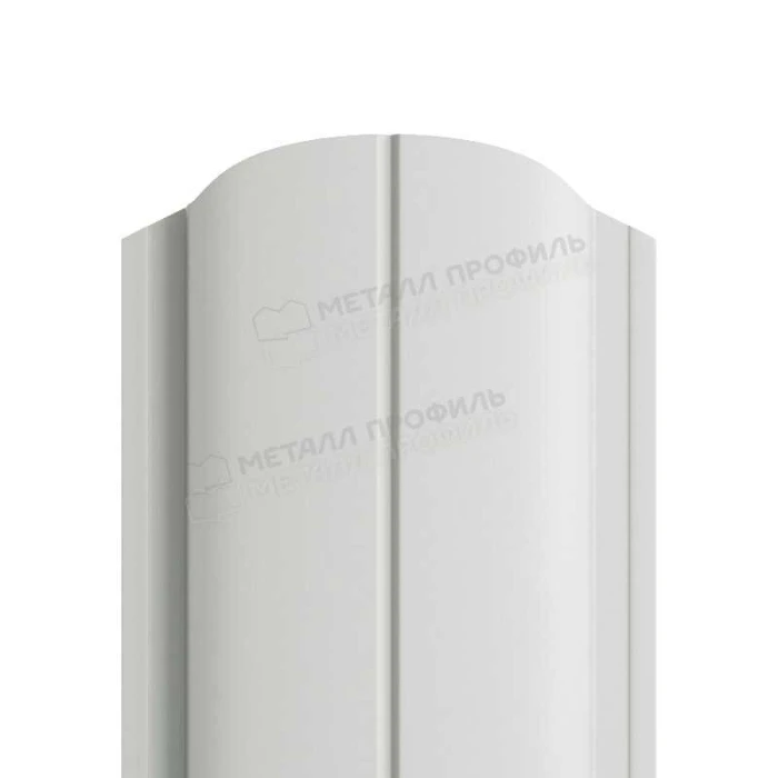 Штакетник Металл Профиль ELLIPSE-O 0,5 PURMAN® RAL 9010 Чистый белый